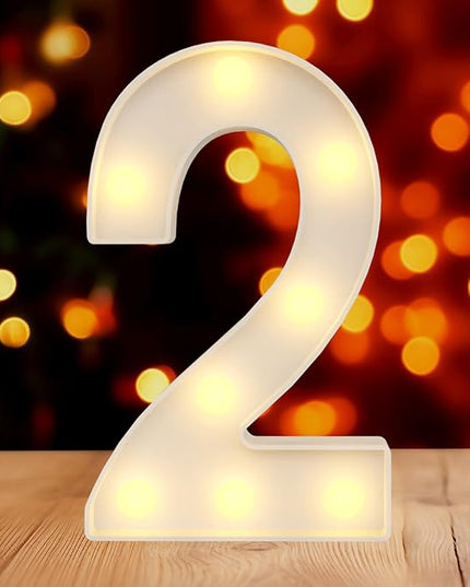 Marquee Light Up Numbers For Party 2 Large Light Up Numbers 21st Birthday Decorations for Her 21st Birthday Decorations for Him Party Decorations Wedding Decorations Centerpiece Table Decorations - LeafyLoom