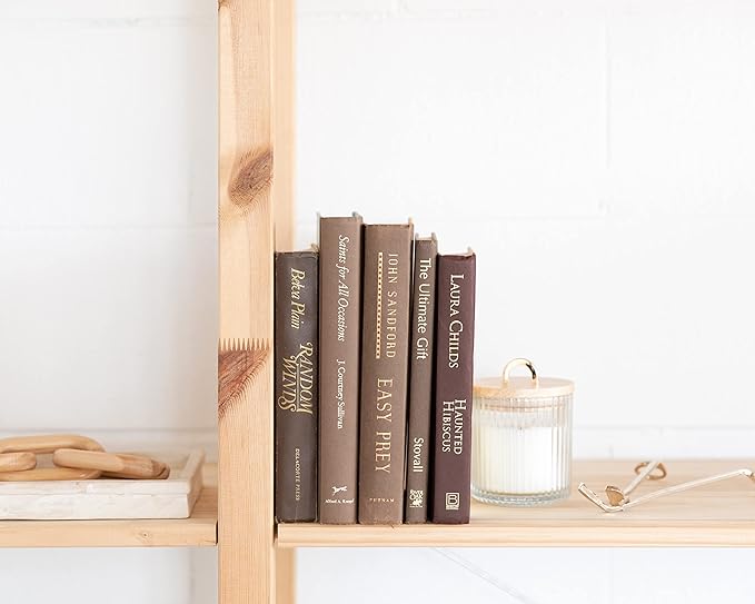 Colored Real Decorative Book Set - Decor Books for Book Shelf Decor, Home Decor for Shelves & Bookcases - Perfect for Book Decor, Decorative Books for Home Decor, & Books for Decor (Dark Green) - LeafyLoom