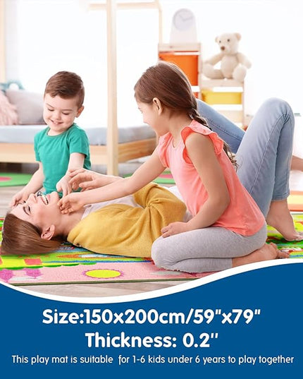 Booooom Jackson Kids Rugs for Bedroom Girls,Pink Area Rug,Girls Play Room Rug,Classroom Rug,Pink Rug for Kids Room Nursery Playroom Home Decor,Toy Car Rug Play Mat,Kids Play Rug - LeafyLoom