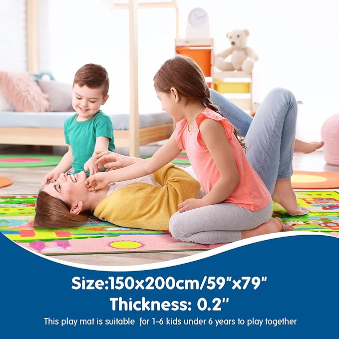 Booooom Jackson Kids Rugs for Bedroom Girls,Pink Area Rug,Girls Play Room Rug,Classroom Rug,Pink Rug for Kids Room Nursery Playroom Home Decor,Toy Car Rug Play Mat,Kids Play Rug - LeafyLoom