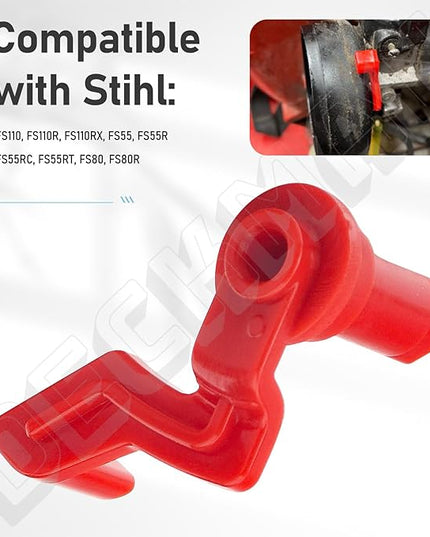 DECKMAN 576594801 Choke Levers Part for Blower EBZ7500, EBZ8500, RedMax, Echo, Husqvarna 570BTS, 570BFS, 580BTS, 580BF,S EBZ7500, EBZ8500 Blower, Stihl FS110, FS110R FS55RC Trimmer 3 Pack - LeafyLoom