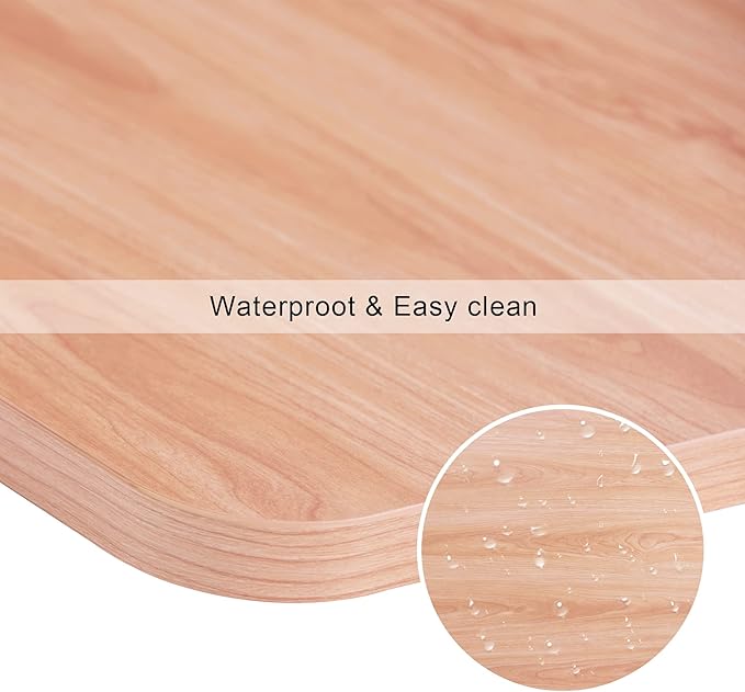 Fromann 55 x 27 inch Table Top for Adjustable Home Office Standing Desk Frames (Light Wood) - LeafyLoom