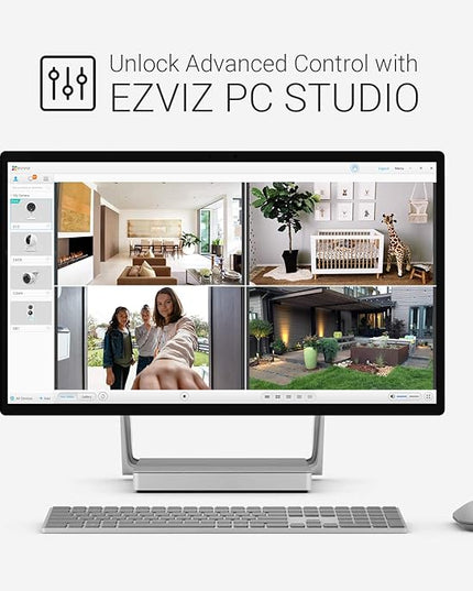 EZVIZ Indoor Security Camera 1080P WiFi Baby Monitor, Smart Motion Detection, Two-Way audio, 40ft Night Vision, Works with Alexa & Google Assistant(C1C) EZVIZ