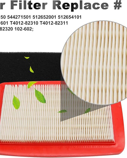 512652001 Air Filter Replacement for Red Max T401282310 EBZ8500 512652001 544271501 544271601 Replacement for Husqvarna 512652001 544271501 for Backpack Blower Leaf Blower - LeafyLoom