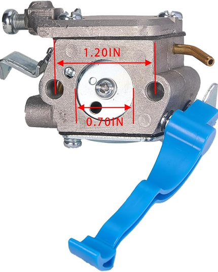 590460102 545081811 Carburetor for Husqvarna 125B 125BX 125BVX Leaf Blower Trimmer for Zama C1Q-W37 Carb 545 08 18-11 545112101 581798001 with Air Filter Fuel Line Kit - LeafyLoom