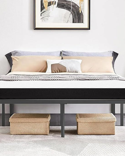 OLIXIS Tri-fold Memory Foam Mattress - 4 Inch Queen Size Portable Floor Bed, Foldable Mat for Kids and Adults, Collapsible and Washable Cover with CertiPUR-US Certified, for Travel & Camping & Yoga - LeafyLoom