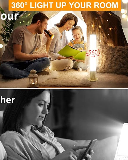 Light Therapy Lamp 10000 Lux, Happy Sun Lamp UV-Free with 3 Color Temperatures, Adjustable Brightness,Timer & Memory Function, Bright Sunlight Lamps, Full Spectrum Light Perfect for Home, Office - LeafyLoom