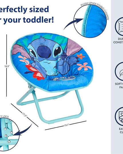 Idea Nuova Stitch Toddler Saucer Chair - LeafyLoom