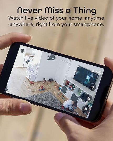 Geeni Smart Wi-Fi Security Camera with Night Vision: 1080p HD Indoor Surveillance, Motion Detection, Two-Way Audio & Alexa Compatible Geeni