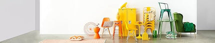 Modway Haste Contemporary Modern Hourglass Accent Stool in Orange - LeafyLoom
