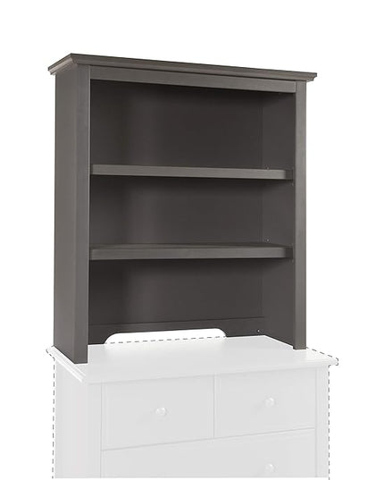 DaVinci Autumn Bookcase/Hutch in Slate - LeafyLoom