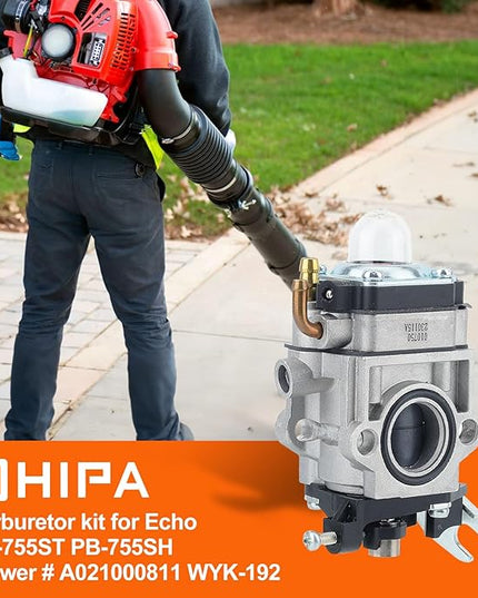 Hipa PB-755ST Carburetor for Echo PB755ST PB 755ST PB-755H PB-755T PB-755SH PB-651H PB-651T PB-751T PB-751H Shindaiwa EB633RT Backpack Blower Replace A021000812 WYK-192 WYK-192-1 - LeafyLoom