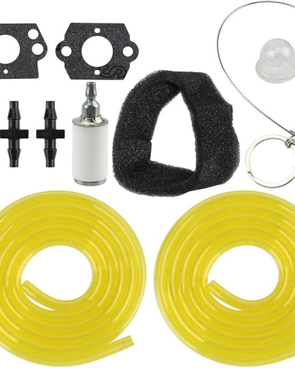 308054121 Carburetor Fits for Ryobi RY25AXB 25cc Gas Jet Fan Blower with Gasket Fuel Line Filter - LeafyLoom
