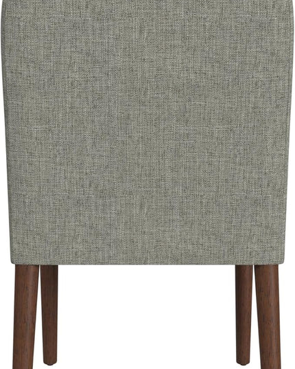 HomePop Classic Parsons Dining Chairs, Gray Woven (Single Pack) - LeafyLoom