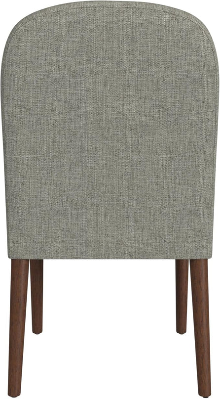 HomePop Classic Parsons Dining Chairs, Gray Woven (Single Pack) - LeafyLoom