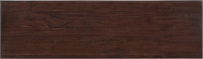 Martin Svensson Home Palisades TV Stand, 63" W x 35" H, Catalina Blue with Coffee Top - LeafyLoom
