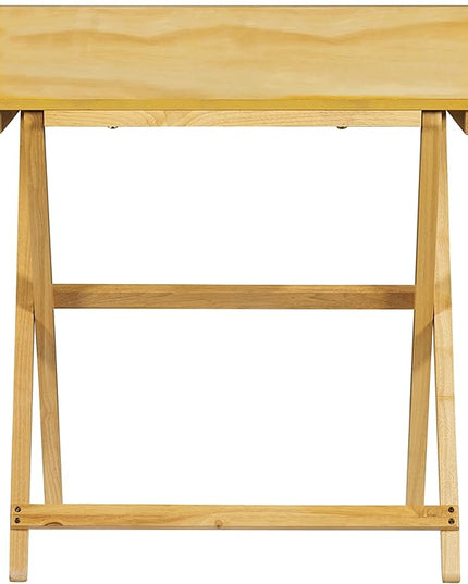 Linon Mable Folding Desk, Natural - LeafyLoom