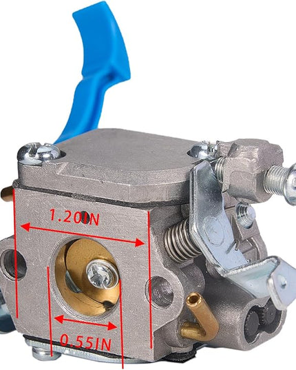 590460102 545081811 Carburetor for Husqvarna 125B 125BX 125BVX Leaf Blower Trimmer for Zama C1Q-W37 Carb 545 08 18-11 545112101 581798001 with Air Filter Fuel Line Kit - LeafyLoom