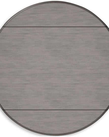 Signature Design by Ashley Shullden Casual Round Dining Small Drop Leaf Table, Seats up to 4, Gray - LeafyLoom