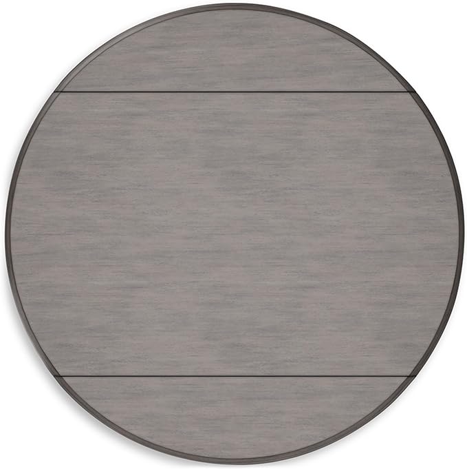 Signature Design by Ashley Shullden Casual Round Dining Small Drop Leaf Table, Seats up to 4, Gray - LeafyLoom