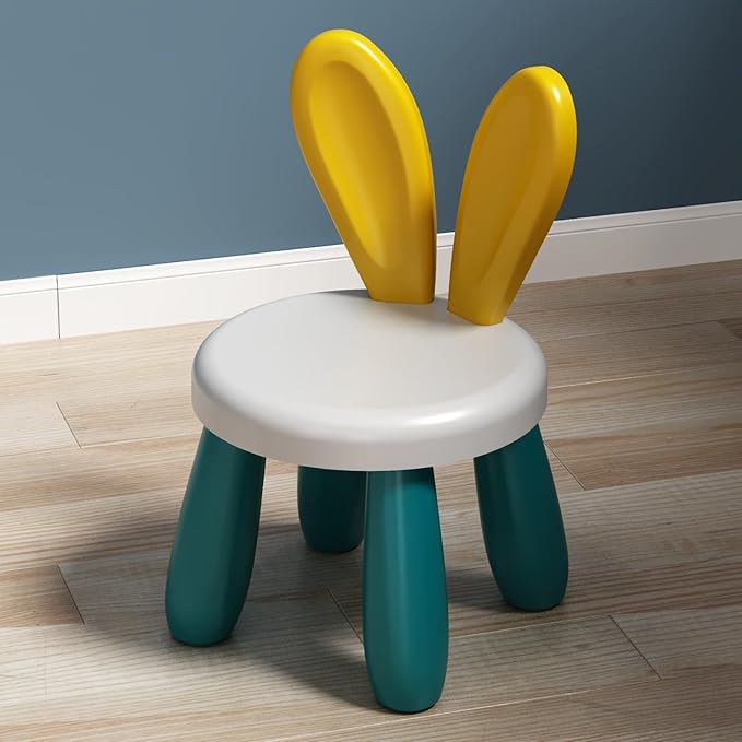 Small Plastic Chairs for Toddlers 2-3, Durable and Lightweight Kids Chairs, 10.5" Lx10.5 Wx16.9 H, Indoor or Outdoor Use for Boys & Girls 2-3 - LeafyLoom