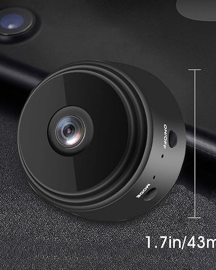Secret Camera Spy Camera WiFi Home Security Camera Mini Hidden Camera Video Recorder Night Vision Live Feed Playback Phone App Control Nanny Cam Pet Camera X+W+EI+UNION