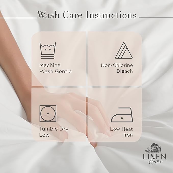 100% Cotton Percale Sheets California King Size, Sand Shell, Deep Pocket, 4 Pieces Sheet Set - 1 Flat, 1 Deep Pocket Fitted Sheet and 2 Pillowcases, Crisp Cool and Strong Bed Linen - LeafyLoom