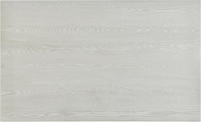 6-Piece Wood Dining Table Set with 4 PU Upholstered Chairs and Bench, Large Tabletop, for Kitchen Living Room, Farmhouse Style, Gray, 59" L x 35.4" W x 30" H - LeafyLoom