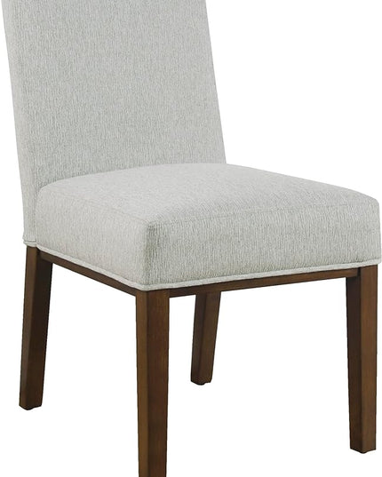 HomePop Kolbe Dining Chair - Sustainable Gray Woven (Single Pack) - LeafyLoom