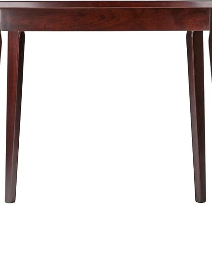Winsome Wood Pauline Dining, 34.02x34.02x29.33, Walnut - LeafyLoom