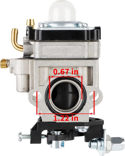 Pro PR46BT Carburetor for Poulan Pro PR46BT PR48BT 46cc 48cc Gas Backpack Blower BP400 BP402 Blower Carburetor for RedMax EB7000 EB7001 EB4300 EB4400 EB4401 Leaf Blower Parts - LeafyLoom