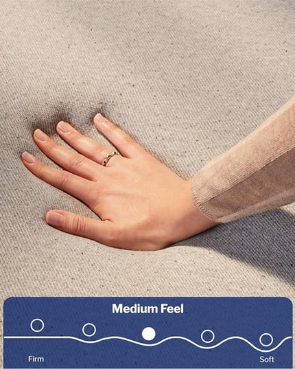 Casper Sleep Element, California King Size, Medium Firm Mattress - Memory Foam + Support - 100-Night Trial - 10 Year Warranty - CertiPUR-US® Mattress, Grey - LeafyLoom