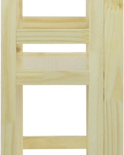 Casual Home 3-Shelf Folding Student Bookcase (20.75" Wide)-Natural - LeafyLoom