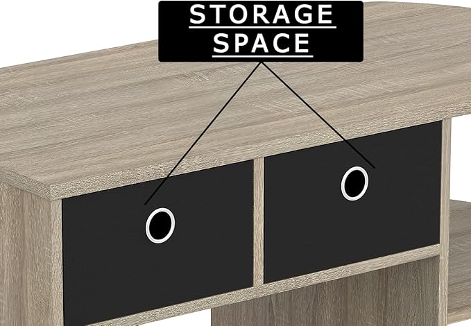 Safdie Small Computer Space-Saver Writing 2 Storage Drawers-Sturdy Study, Work Table-Compact Home, Living, Dorm Room,Bedroom, Office Modern Student, Gamer Desk, One Size, Dark Taupe - LeafyLoom
