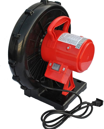 XPOWER BR-252A 1 HP Indoor/Outdoor Inflatable Blower Fan for Bounce Houses and Movie Screens, with Weather-Resistant Switch, Safety Certified - LeafyLoom