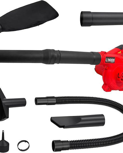 Cordless Leaf Blower for Milwaukee M18 Battery,2-in-1 Handle Electric Blower + Vacuum Cleaner, 6 Variable Speed Up to 180MPH,Electric Jobsite Air Blower with Brushless Motor (Only Tools) - LeafyLoom