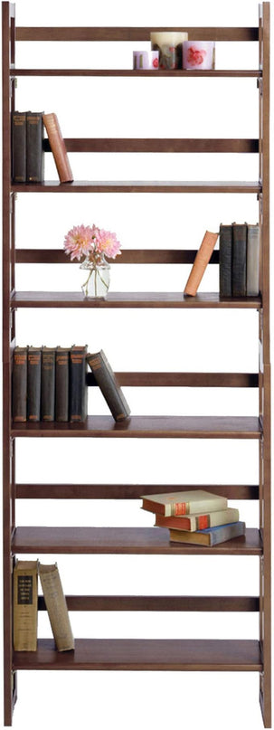 Winsome Wood Terry Shelving, Walnut, 3 - LeafyLoom