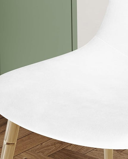 NicBex Haerin-SD-00338-LWJ Dining Chairs, 17.7"x19.7"x34.3", White and Gold - LeafyLoom
