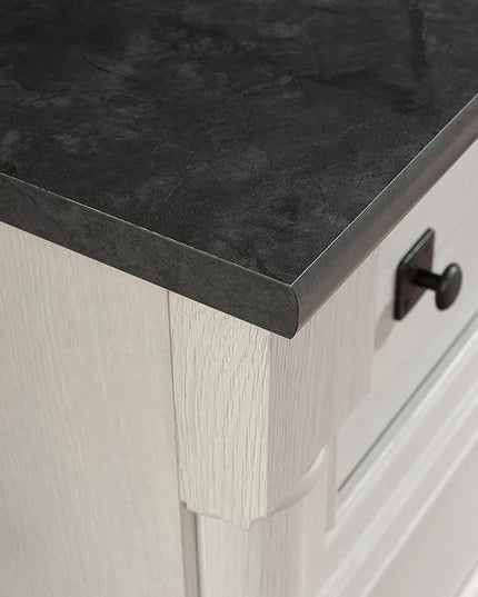 Sauder Palladia Lateral File, L: 36.81" x W: 22.01" x H: 29.61", Glacier Oak - LeafyLoom