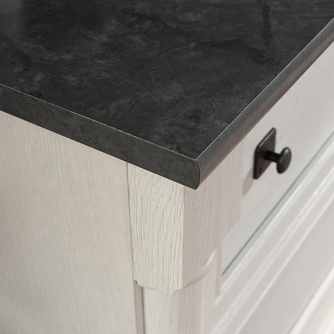 Sauder Palladia Lateral File, L: 36.81" x W: 22.01" x H: 29.61", Glacier Oak - LeafyLoom