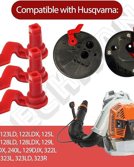 DECKMAN 576594801 Choke Levers Part for Blower EBZ7500, EBZ8500, RedMax, Echo, Husqvarna 570BTS, 570BFS, 580BTS, 580BF,S EBZ7500, EBZ8500 Blower, Stihl FS110, FS110R FS55RC Trimmer 3 Pack - LeafyLoom