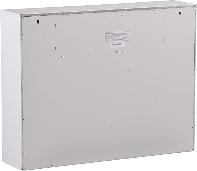 SEI Furniture Willingham Wall Mount Folding Desk, White - LeafyLoom