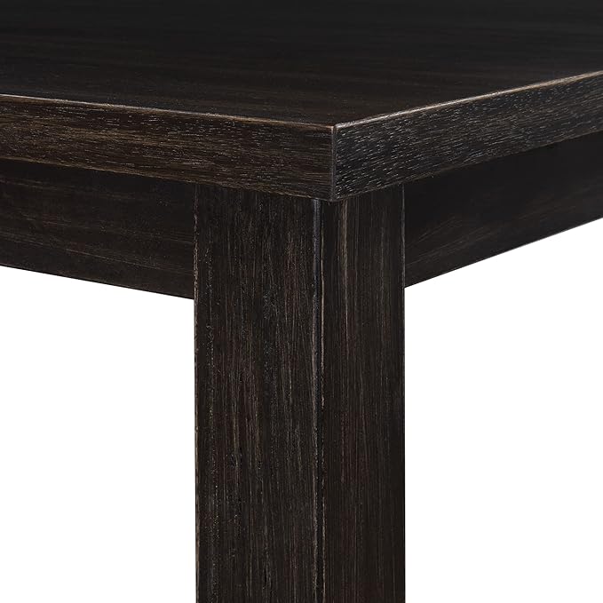 NicBex Dining Table Contemporary Kitchen Table Farmhouse Rustic Wooden Counter Height Dining Table for Small Places Rectangular Dining Table, Easy Assembly, Espresso - LeafyLoom