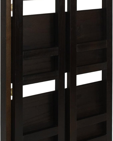 Casual Home 3-Shelf Folding Student Bookcase (20.75" Wide)-Espresso - LeafyLoom