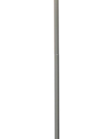 Simple Designs LF2004-BLK Brushed Nickel Stick Drum Shade Floor Lamp, Black - LeafyLoom