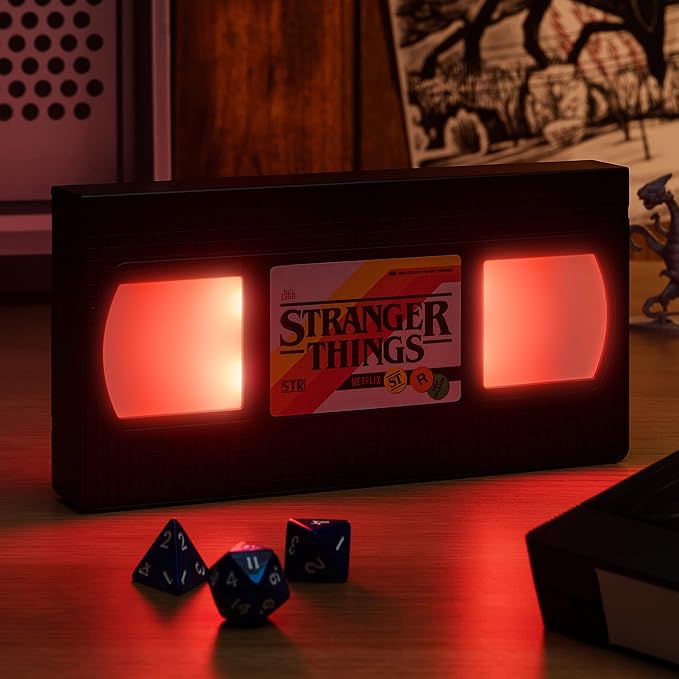 Paladone Stranger Things VHS Logo Light, Officially Licensed Merchandise - LeafyLoom