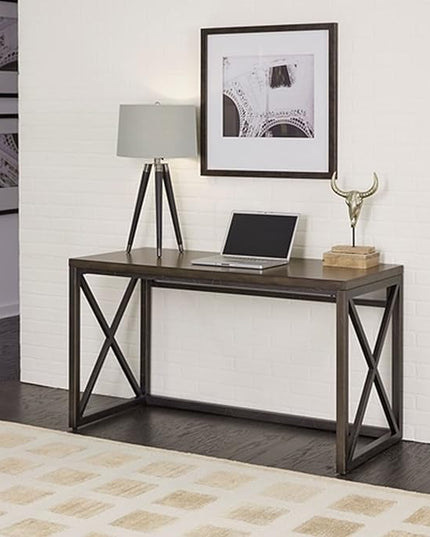 Xcel Cinnamon Finish Office Desk by Home Styles - LeafyLoom