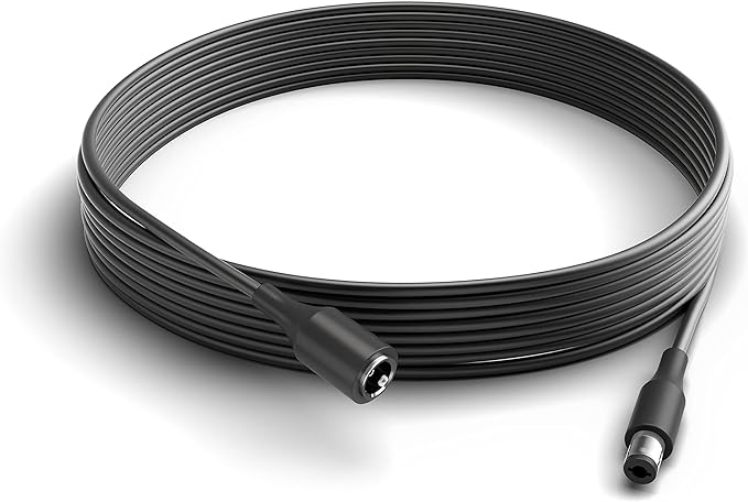 Philips Hue 16-Foot Extension Cable for Philips Hue Play Light Bar, Black - 1 Pack - Power Supply Not Included PhilipsHue