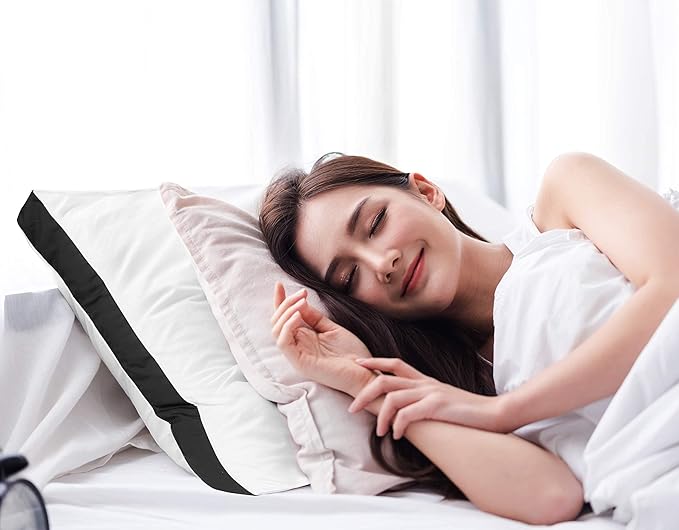 Utopia Bedding Bed Pillows for Sleeping King Size (Black), Set of 2, Cooling Hotel Quality, Gusseted Pillow for Back, Stomach or Side Sleepers - LeafyLoom