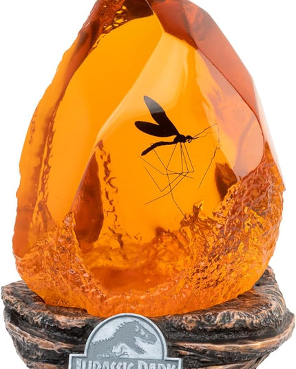 Grupo Erik Official Jurassic Park Lamp | Jurassic Park Movies | Mosquito in Amber Table Lamp | Jurassic Park Merchandise | Jurassic Park Decorations | LED Lamp | Jurassic Park Gifts - LeafyLoom